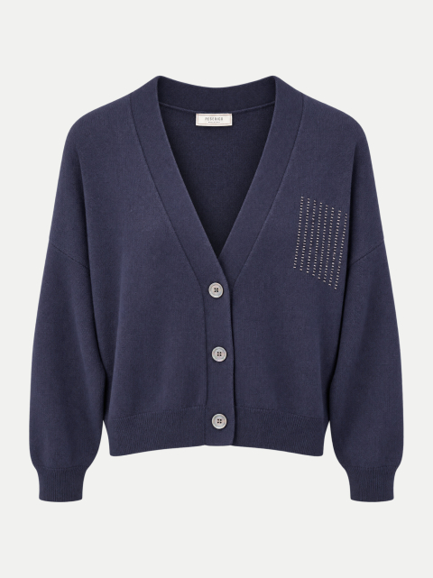 Peserico Strickjacke aus Woll-Seide-Mix bei Robert Ley