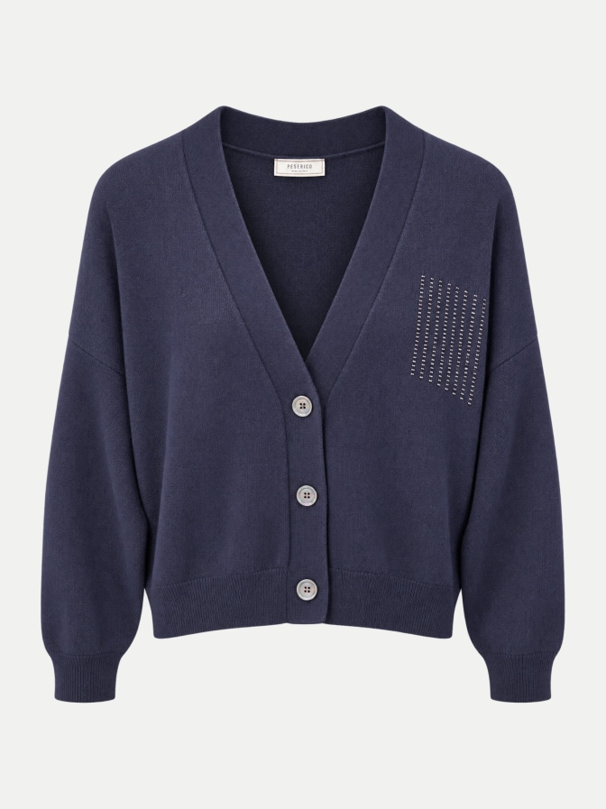 Peserico Strickjacke aus Woll-Seide-Mix bei Robert Ley