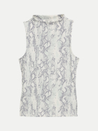 Tom Tailor Denim Slim Fit Top mit Schlangenmuster 39474-faded snake print bei Robert Ley