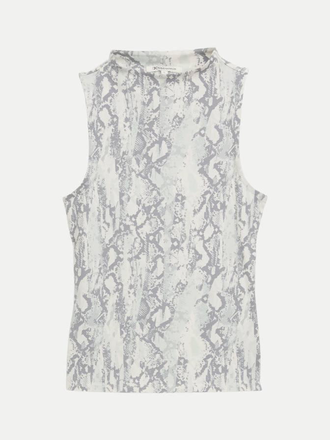 Tom Tailor Denim Slim Fit Top mit Schlangenmuster bei Robert Ley