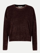 Herrlicher Jersey-Velour Shirt Sena 80-coffee bei Robert Ley