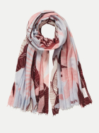 Purschoen Kaschmirschal 8001 Flamingo woven light blue bei Robert Ley