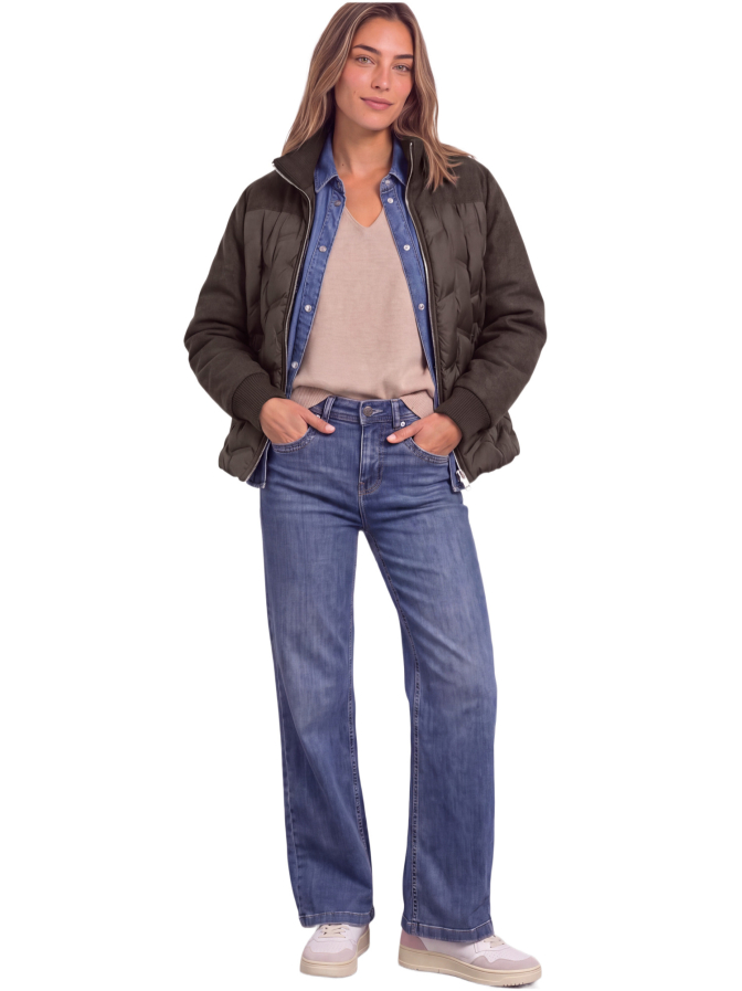 Street One Steppjacke mit Strukturmix bei Robert Ley