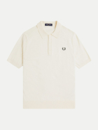 FRED PERRY Strick-Poloshirt 170ecru-170ecru bei Robert Ley