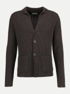 Iris von Arnim Strickjacke Carson aus Kaschmir 2895s-espresso sw bei Robert Ley