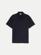 Tom Tailor Casual Polohemd  mit einem strukturierten Karomuster 10668-sky captain blue bei Robert Ley