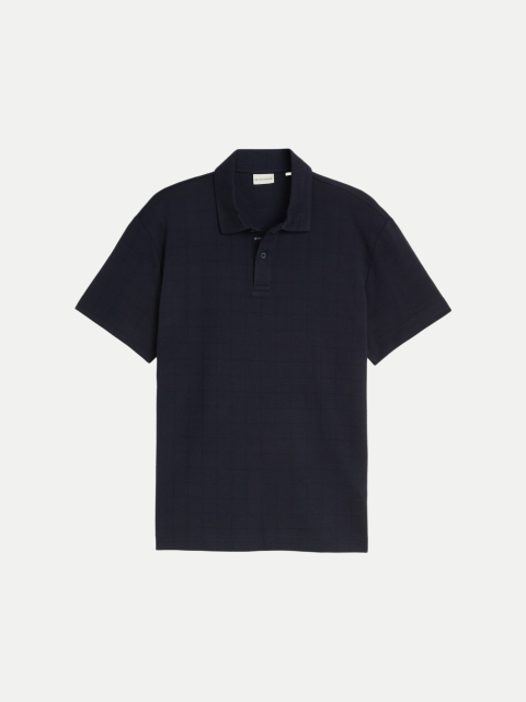 Tom Tailor Casual Polohemd  mit einem strukturierten Karomuster bei Robert Ley