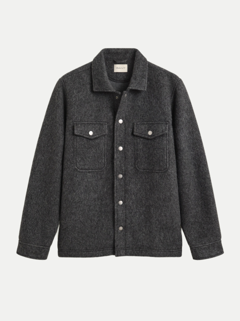 Gant Overshirt mit Brusttaschen aus Wollanteil bei Robert Ley