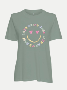 Only T-Shirt mit Print 271516006-Lily Pad/Smiley lazy bei Robert Ley