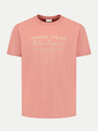 No Excess T-Shirt mit Print 094-Coral bei Robert Ley