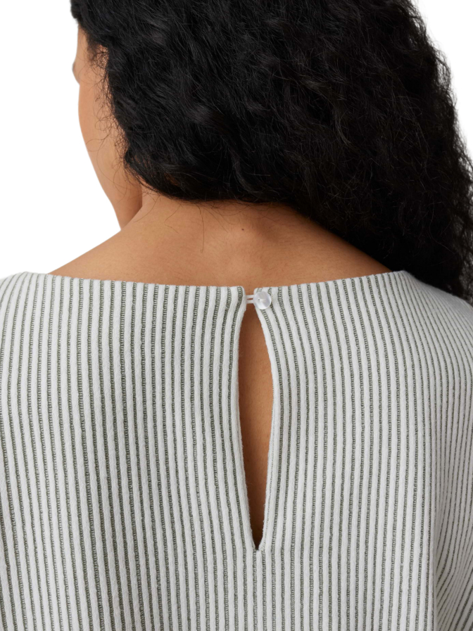 Opus Kurzarmsweatshirt Gauster mit dreidimensionaler Textur bei Robert Ley