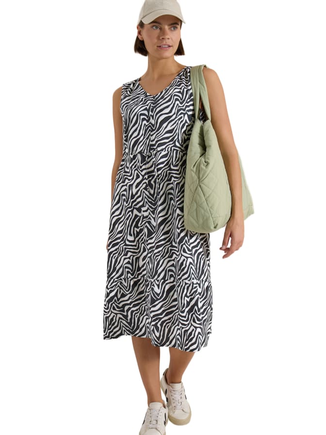 Cecil Midikleid mit Zebraprint bei Robert Ley