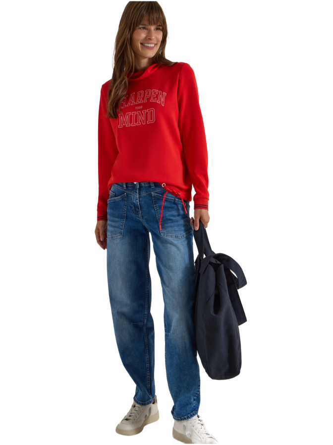 Cecil Langarm Shirt mit Stehkragen bei Robert Ley