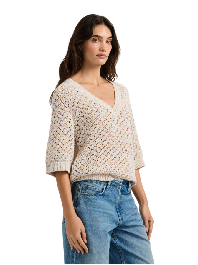 Pepe Jeans Strickpullover Amber mit V- Ausschnitt bei Robert Ley