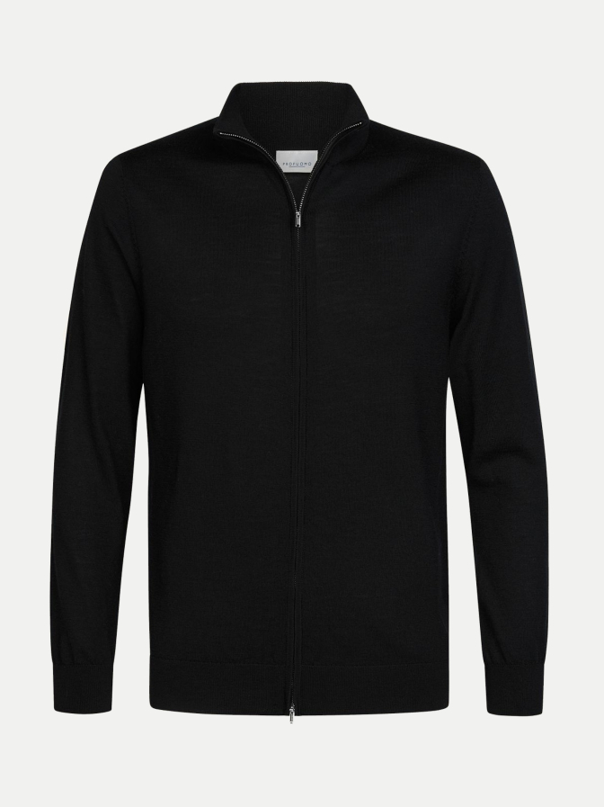 PROFUOMO Full-Zip Strickjacke aus Wolle bei Robert Ley