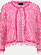 Monari Tweed-Überwurf mit Fransen 432-spring flower bei Robert Ley