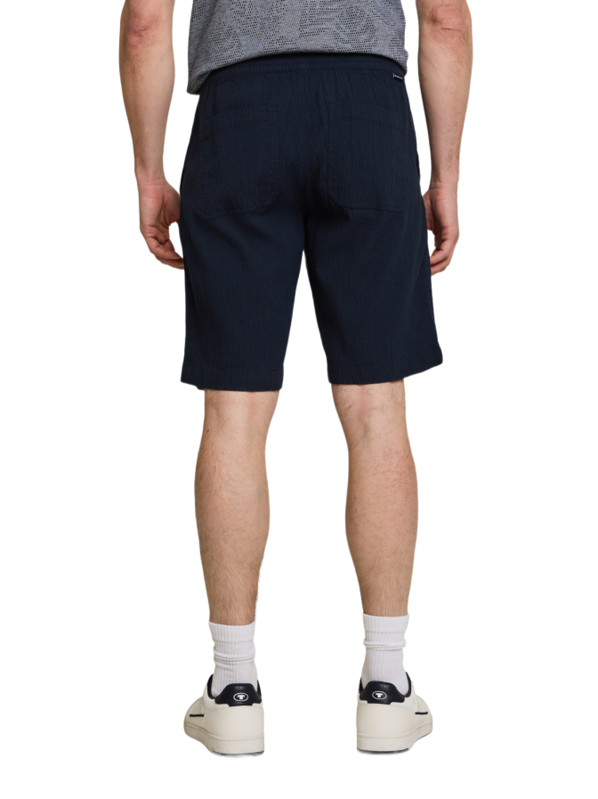 Tom Tailor Casual Regular-Fit Shorts in Seersucker-Qualität bei Robert Ley