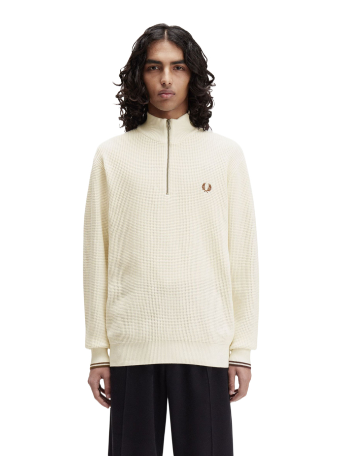 Fred Perry Troyer mit Waffel-Struktur bei Robert Ley