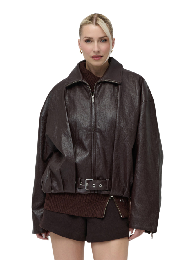 LeGer Studio by Lena Gercke Kunstlederjacke Constance in Lack-Optik bei Robert Ley