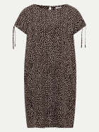 Cecil Knielanges Kleid mit Capsleeves 27673-brown cacao bei Robert Ley
