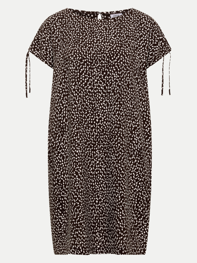 Cecil Knielanges Kleid mit Capsleeves bei Robert Ley