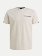 PME Legend T-shirt mit Backprint 7013-Bone White bei Robert Ley