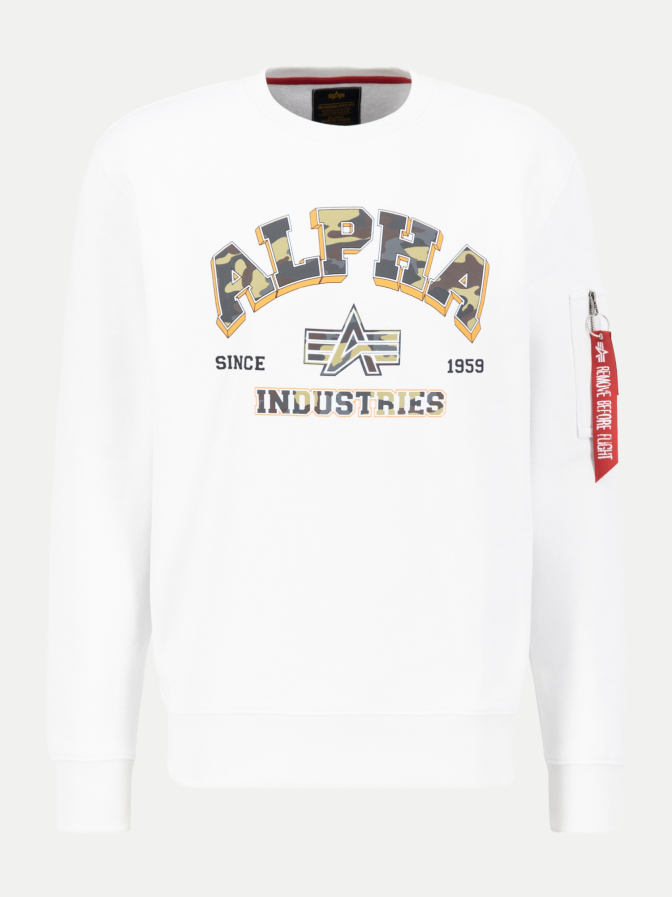 Alpha Industries Sweatshirt mit Logoprint bei Robert Ley
