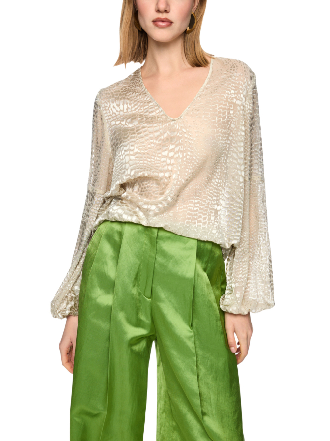 Marc Cain Bluse mit Leomuster bei Robert Ley