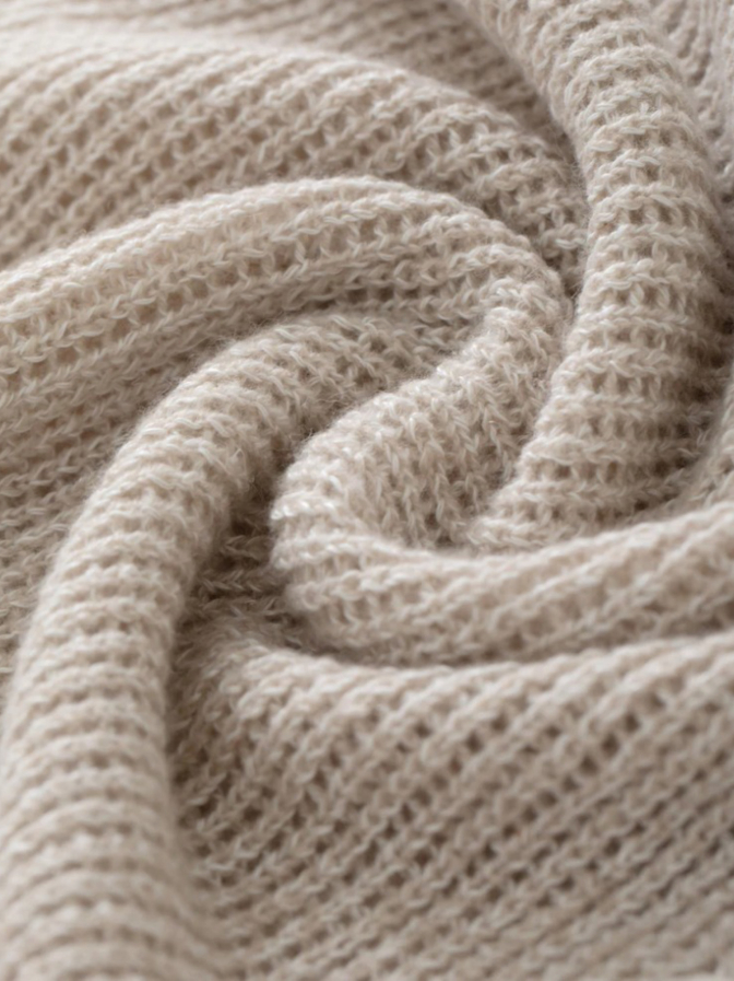LU REN Strickjacke Hanashobu aus Leinen-Kaschmir-Mix bei Robert Ley