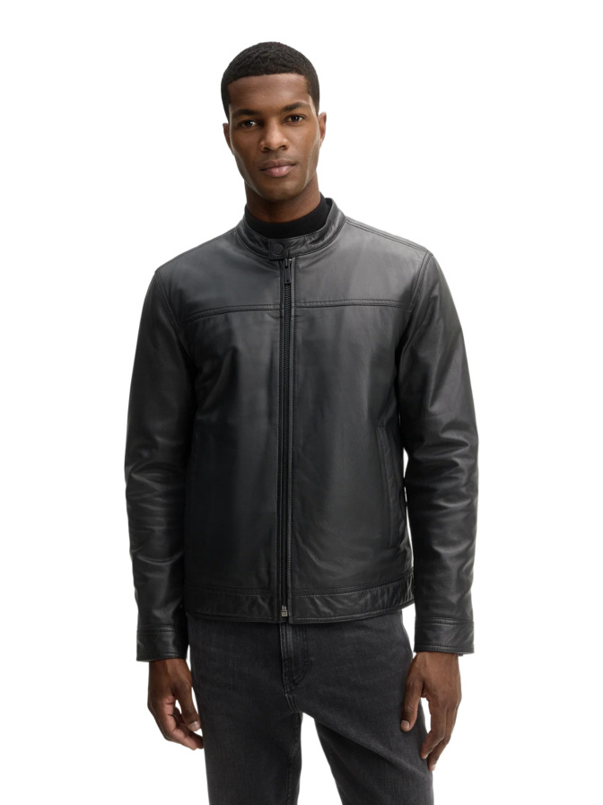 Strellson Bikerjacke Jace-W aus Lammnappa bei Robert Ley