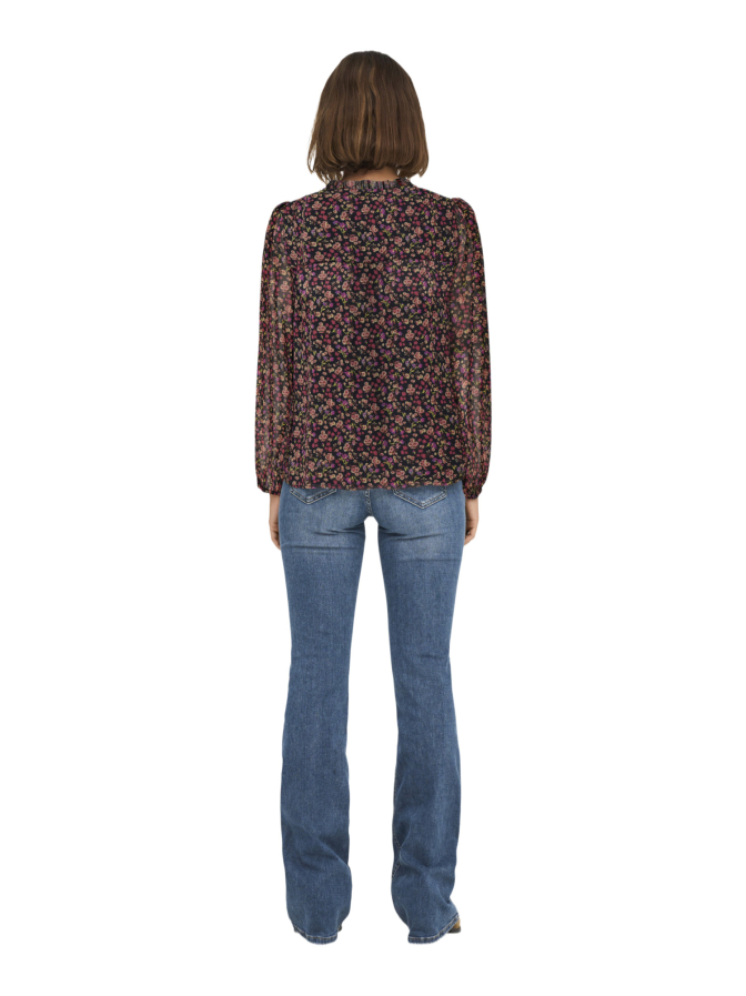 Only Gemusterte Bluse bei Robert Ley