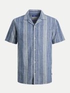 JACK & JONES Hemd mit gestreiftem Muster 175719004-Ashley Blue/REGULAR FIT bei Robert Ley