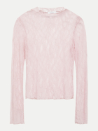 Comma Langarmshirt aus Spitze 4167-LILAC/PINK bei Robert Ley