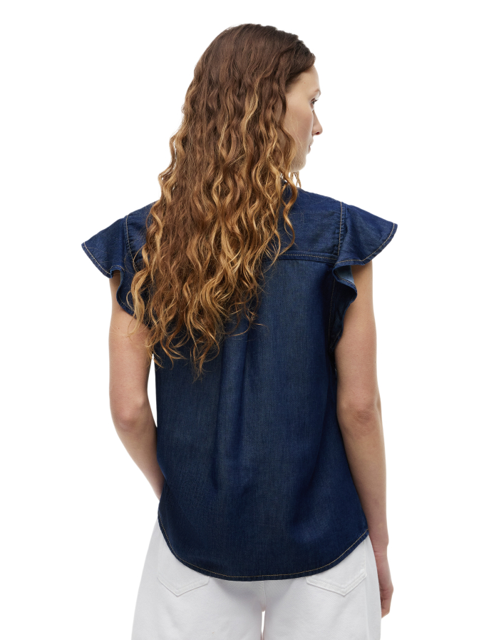 Tommy Hilfiger Volantshirt in Denim bei Robert Ley