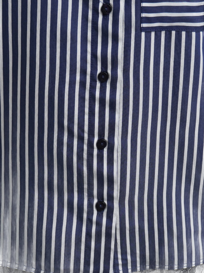 Milano Italy Hemdbluse mit Streifenmuster bei Robert Ley