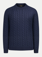 NZA New Zealand Auckland Zopfstrickpullover 2664-OXFORD NAVY bei Robert Ley