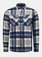 NZA New Zealand Auckland Overshirt mit Karomuster 2664-OXFORD NAVY bei Robert Ley