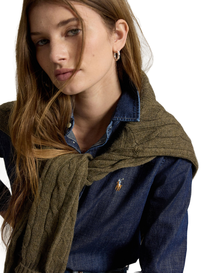 Polo Ralph Lauren Hemdbluse mit Logo-Stickerei bei Robert Ley