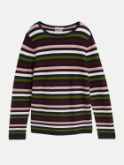 Tom Tailor Casual Strickpullover mit Streifenmuster 38575-colourful ottoman knit bei Robert Ley