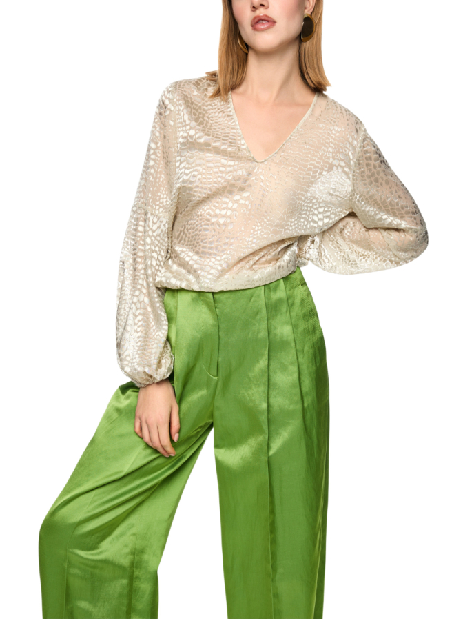 Marc Cain Bluse mit Leomuster bei Robert Ley