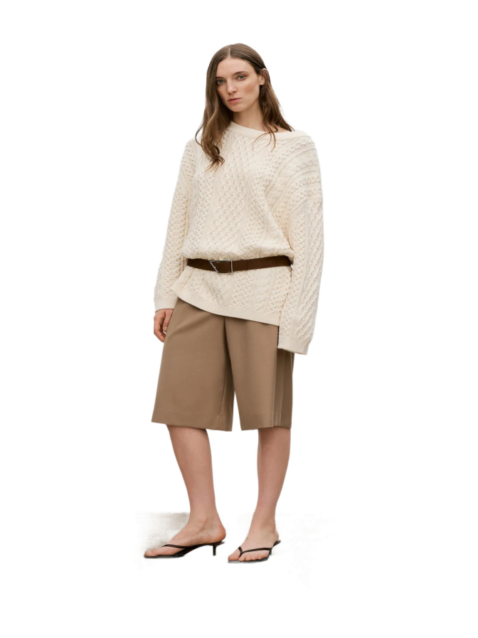 Closed Regular-Fit Pullover mit Zopfstrickmuster bei Robert Ley
