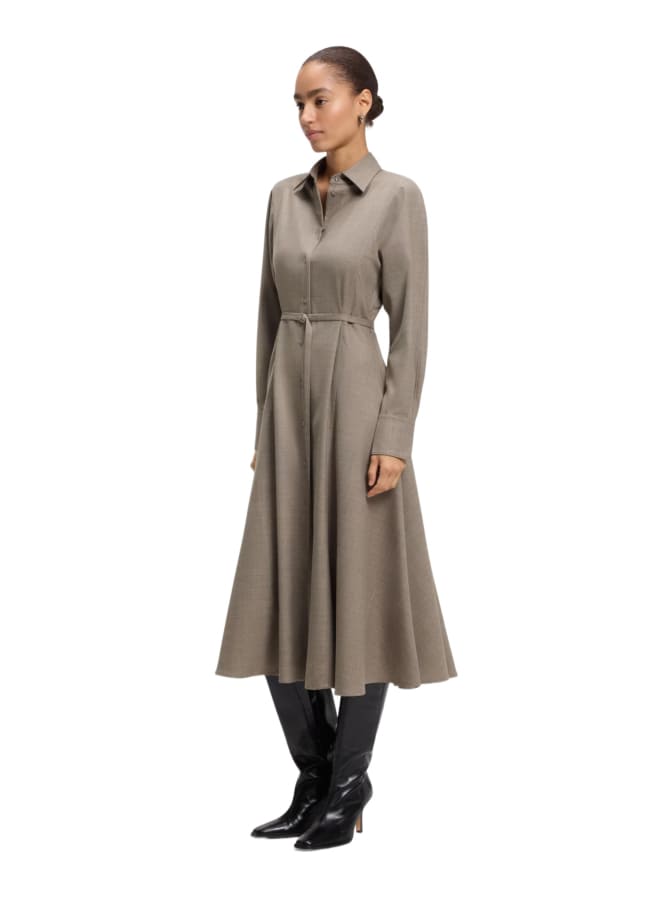 BOSS Black Hemdblusenkleid Dannel mit Gürtel bei Robert Ley