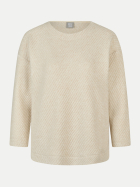 Rabe Moden Pullover mit diagonalem Strick 7639-BISKUIT bei Robert Ley