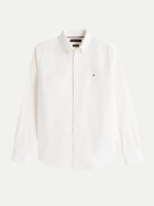 Tommy Hilfiger Cordhemd Solid YA8-WHITE bei Robert Ley