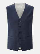 CARL GROSS Modern-Fit Weste Winslow 62-blau bei Robert Ley