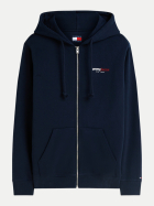 Tommy Jeans Sweatshirt-Jacke mit Logo-Print C1G-BLUE bei Robert Ley