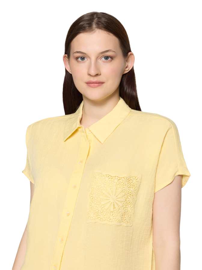 Cartoon Kurzarm-Hemdbluse bei Robert Ley