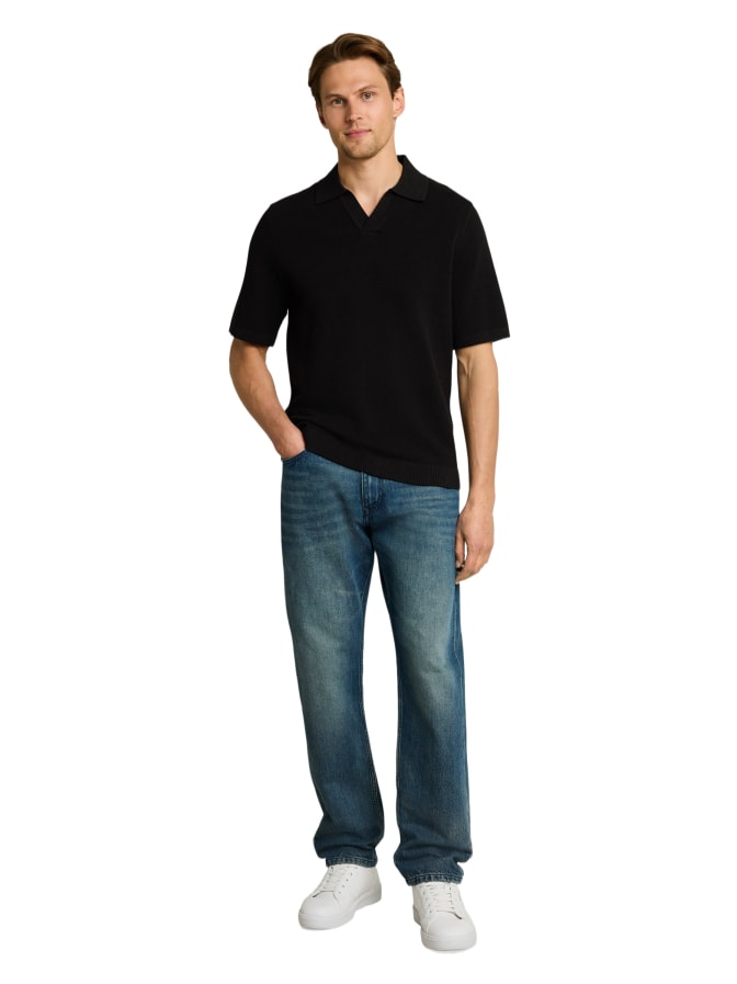 Tom Tailor Denim Poloshirt aus Piqué-Strick bei Robert Ley