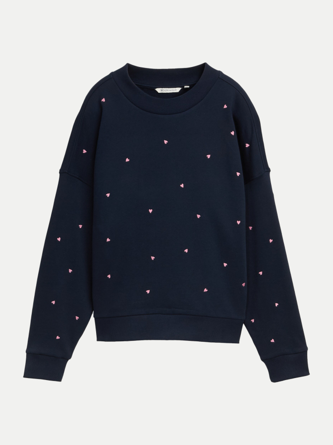 Tom Tailor Denim Sweatshirt mit Stickerei bei Robert Ley