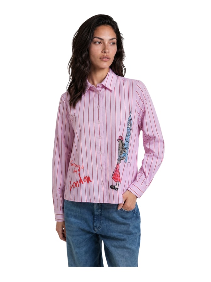 Milano Italy Hemdbluse mit London-Motiv bei Robert Ley